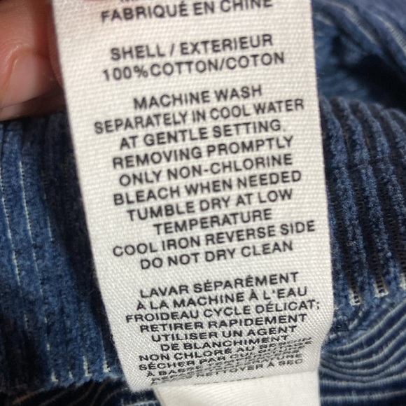 Avec Les Filles Shacket 100% Cotton Denim Chambray Sz Oversized - Picture 5 of 5